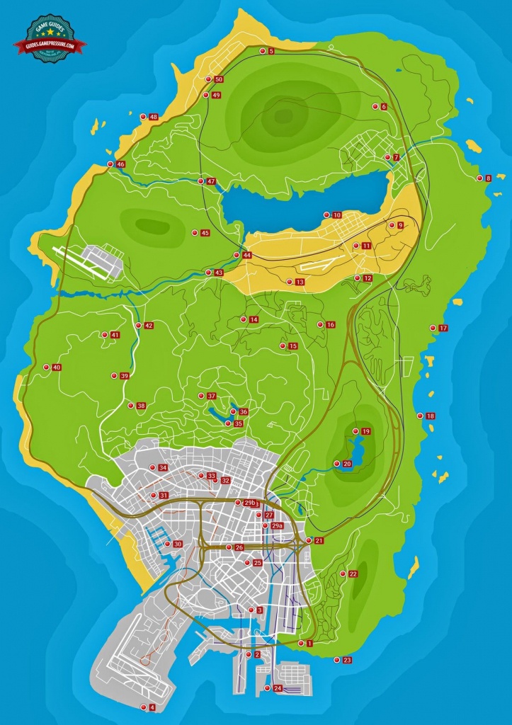Spaceship Parts - Grand Theft Auto V Game Guide | Gamepressure - Gta 5 Printable Map