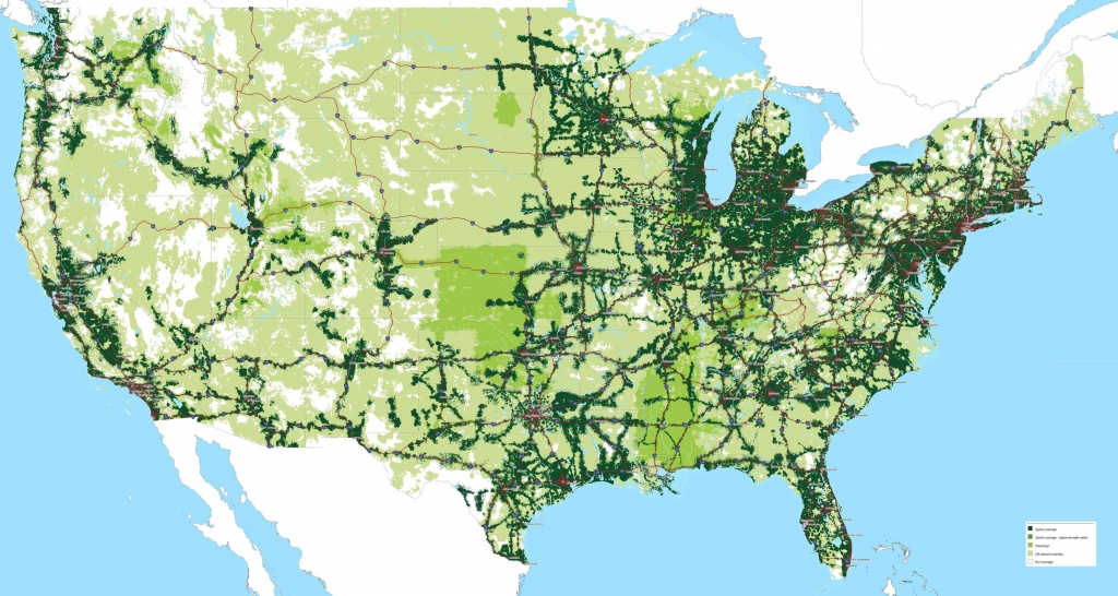 Sprint Coverage Maps (1-19-2016) : Sprint - Sprint Service Map Florida