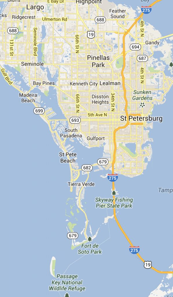 St Pete Beach And Pass A Grille - St Pete Beach And Pass A Grille Florida St Petersburg Clearwater Map Of Clearwater Florida Beaches 597x1024 