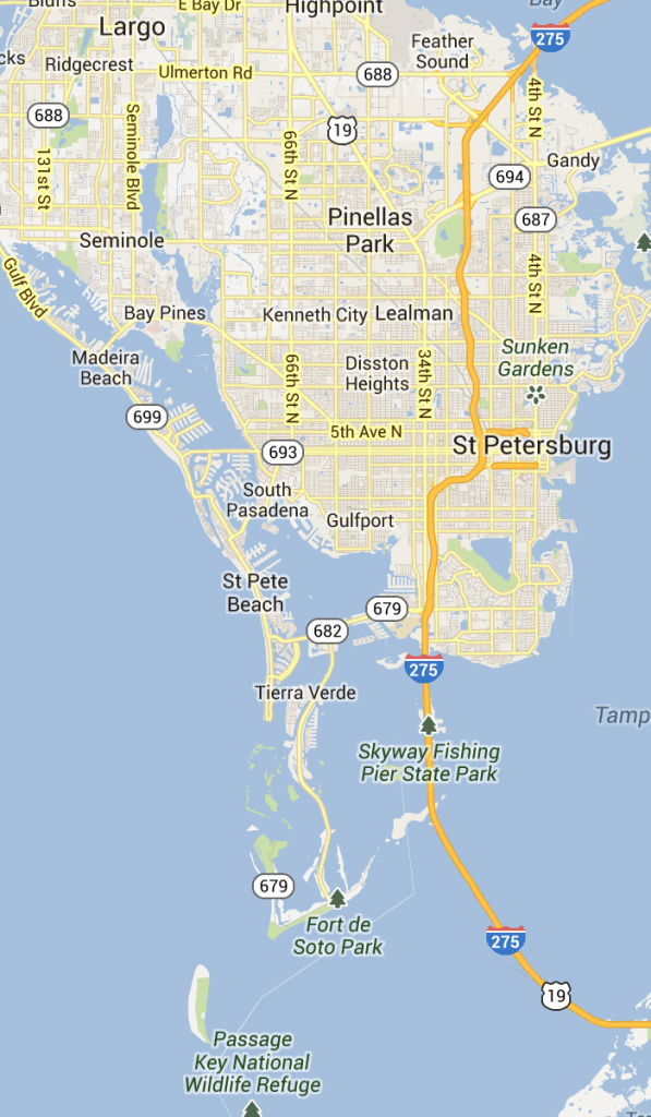 St. Pete Beach And Pass-A-Grille Florida | St Petersburg Clearwater - St Pete Beach Florida Map