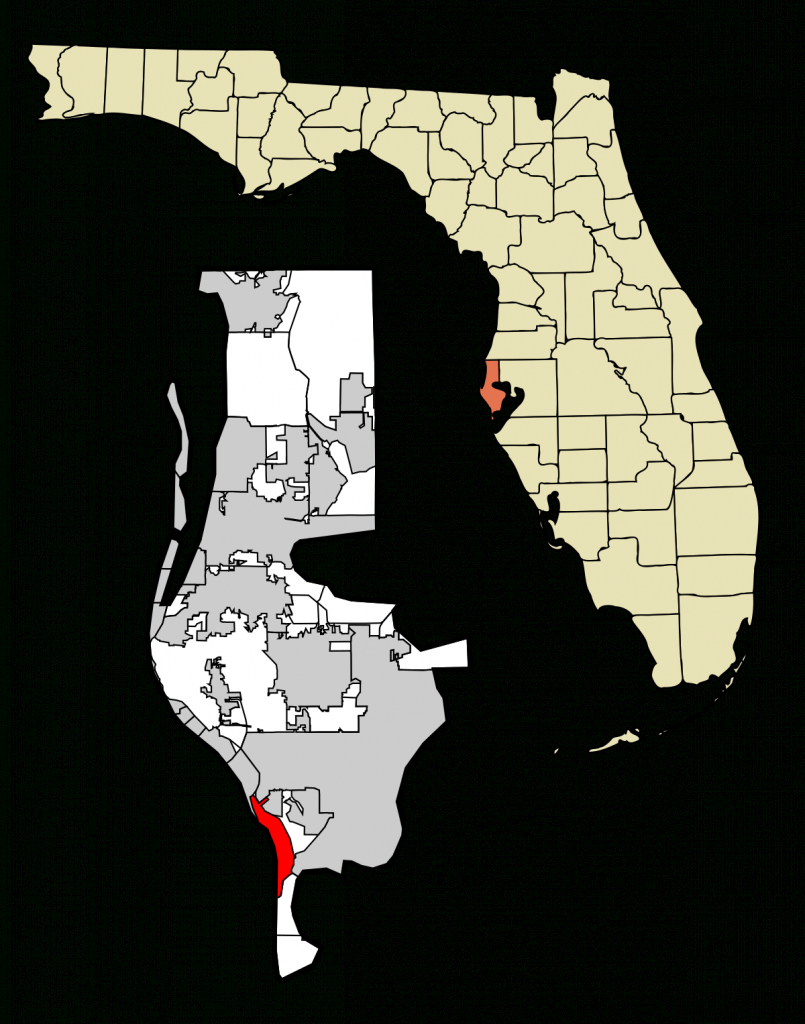 St. Pete Beach, Florida - Wikipedia - Where Is Madeira Beach Florida On A Map