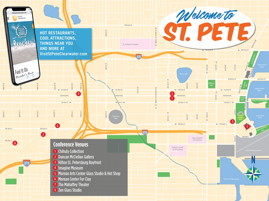 St. Pete Map &amp;amp; Things To Do - St Pete Florida Map