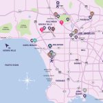 Starwood Hotels And Resorts   Los Angeles Attractions Map   Spg California Map