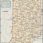 State And County Maps Of Indiana   Printable Map Of Indiana
