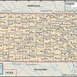 State And County Maps Of Kansas   Printable Map Of Kansas