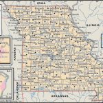State And County Maps Of Missouri   Printable Map Of Missouri