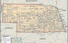 State And County Maps Of Nebraska - Printable Road Map Of Nebraska