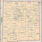 State And County Maps Of New Mexico   New Mexico State Map Printable