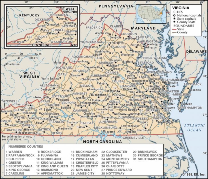 Printable Map Of Richmond Va