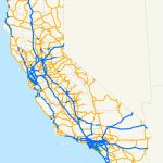 State Highways In California   Wikipedia   Map Of California Highways And Freeways