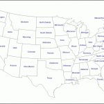 State Map Of United States Of America And Travel Information   Map Of United States With State Names Printable