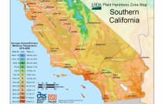 State Maps Of Usda Plant Hardiness Zones - Growing Zone Map California