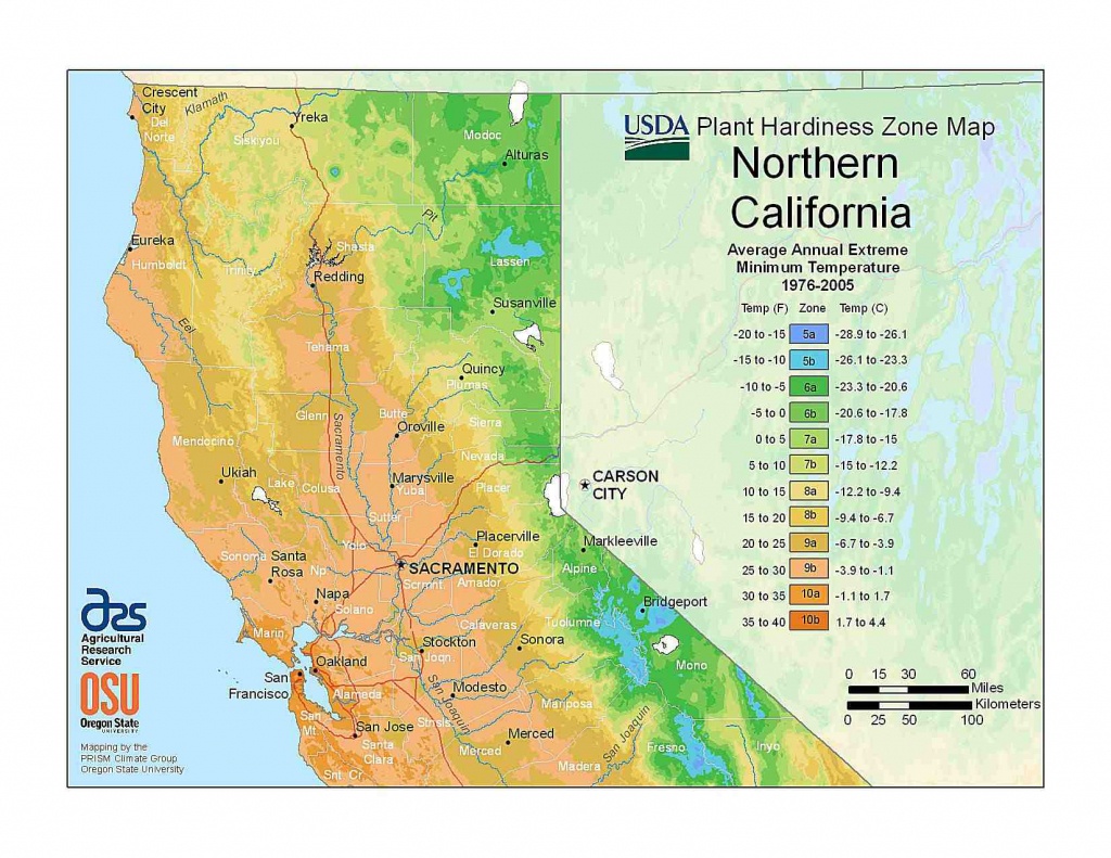 State Maps Of Usda Plant Hardiness Zones - Usda Hardiness Zone Map California