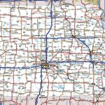 State Of Iowa Map Large Detailed Roads And Highways With Cities   Printable Iowa Road Map