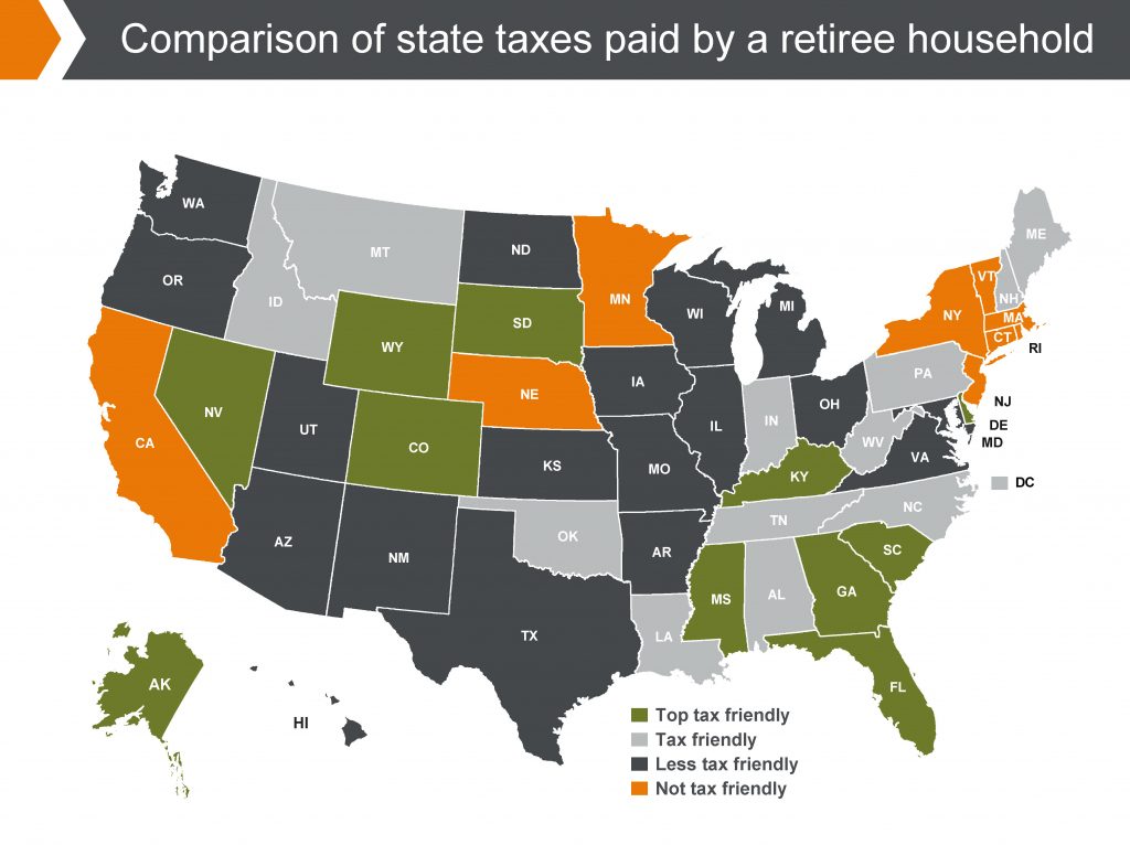 States With The Highest (And Lowest) Taxes For Retirees Money