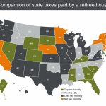 States With The Highest (And Lowest) Taxes For Retirees | Money   Florida Property Tax Map