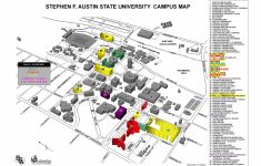 Stephen F Austin State University Campus Map - Nacogdoches Tx - Texas State Dorm Map