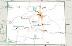 Stock Vector Map Of Colorado | One Stop Map - Printable Map Of Colorado