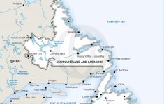 Stock Vector Map Of Newfoundland And Labrador | One Stop Map - Printable Map Of Newfoundland