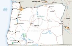 Stock Vector Map Of Oregon | One Stop Map - Printable Map Of Oregon