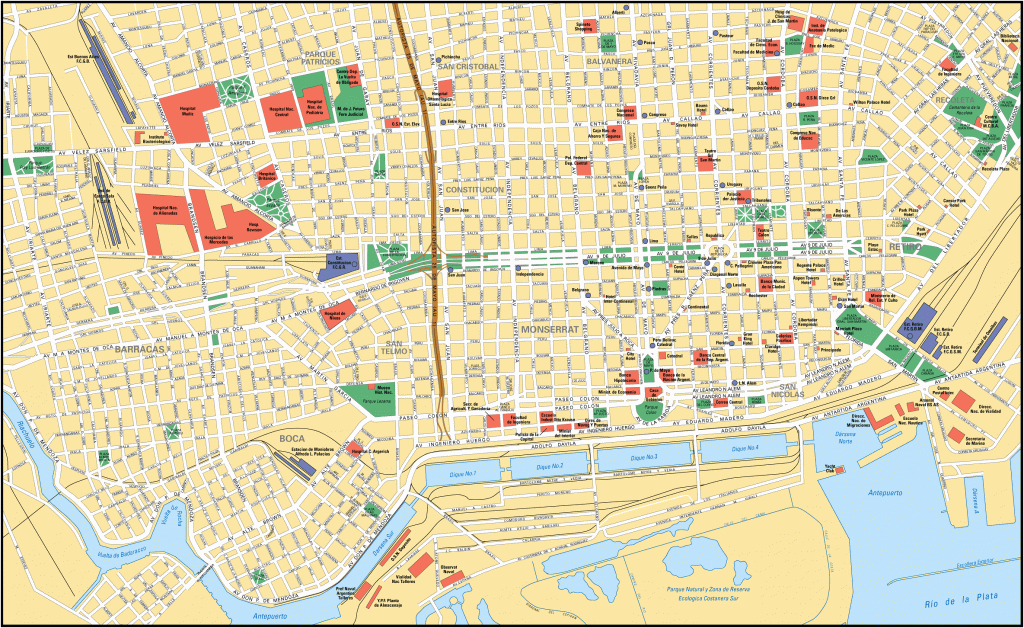 Street Map Of Buenos Aires | City Maps - Florida Street Buenos Aires Map