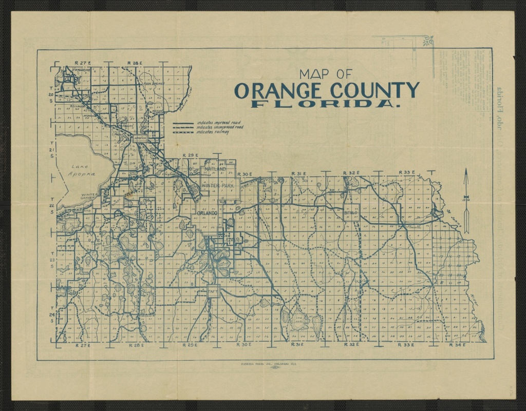 Street Map Of Orlando, Florida] - Touchton Map Library - Street Map Of Orlando Florida