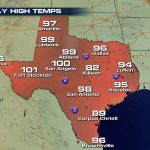 Strong Heat For Texas This Weekend   Weathernation   Texas Forecast Map