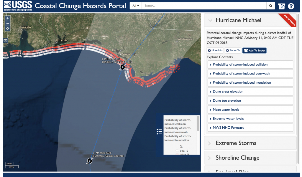 Strong Hurricane Impacts Predicted For Many Panhandle Beaches - Map Of Florida Panhandle Beaches