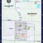 Sunray Local Street Map   Dumas Texas Map