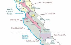 Swe Map 2019: California—Central Coast – Wine, Wit, And Wisdom - Map Of Central And Northern California Coast
