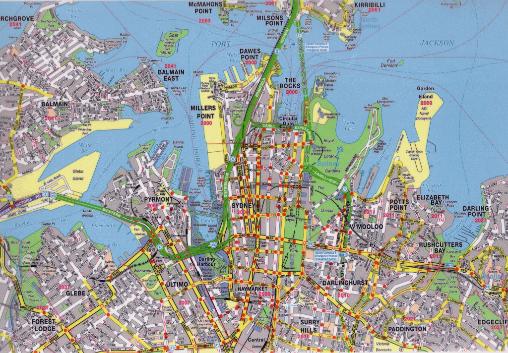 Sydney Map - Detailed City And Metro Maps Of Sydney For Download - Sydney Tourist Map Printable