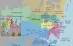 Sydney Map - Greater Sydney &amp; Central Area Suburbs, District Zones - Printable Map Of Sydney Suburbs