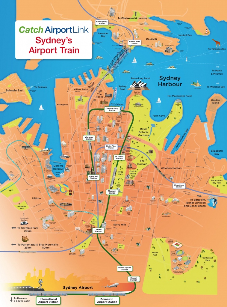 Sydney Tourist Attractions Map - Sydney Tourist Map Printable