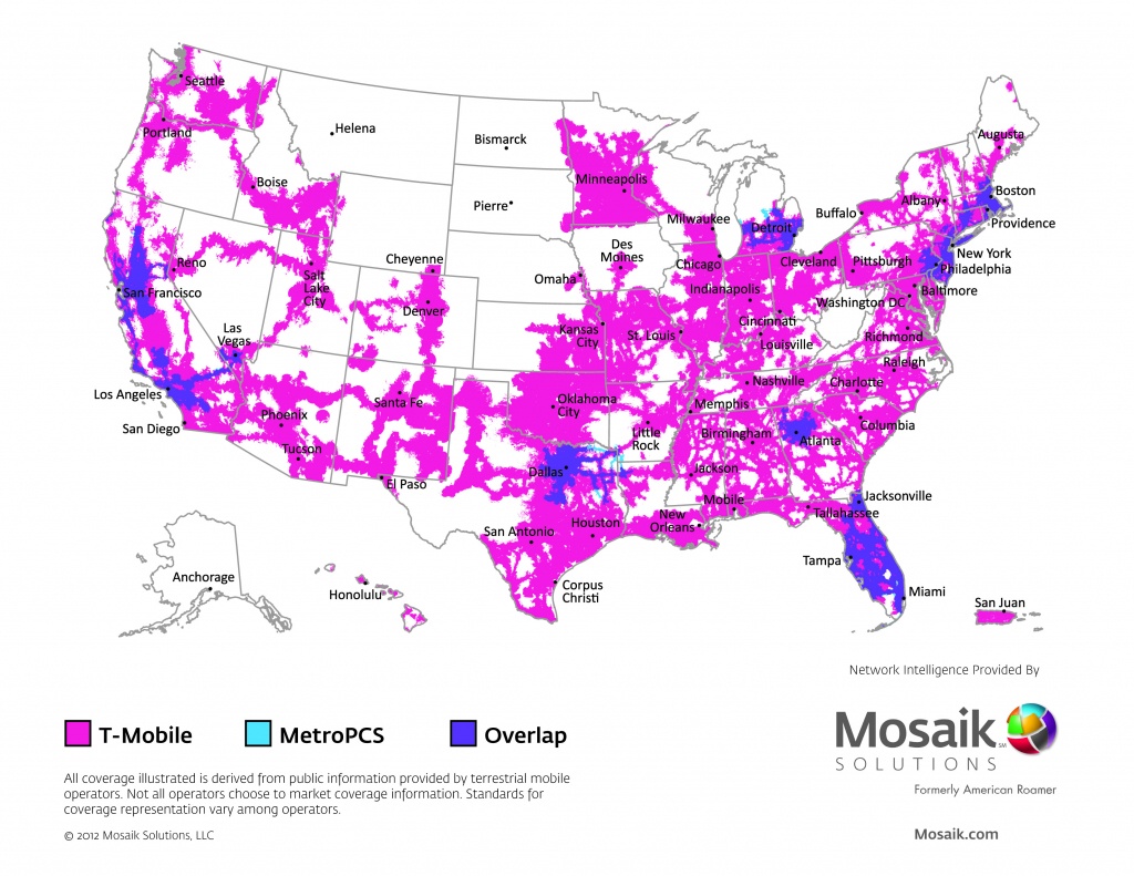 T-Mobile Usa To Merge With Metropcs - Metropcs Texas Coverage Map ...