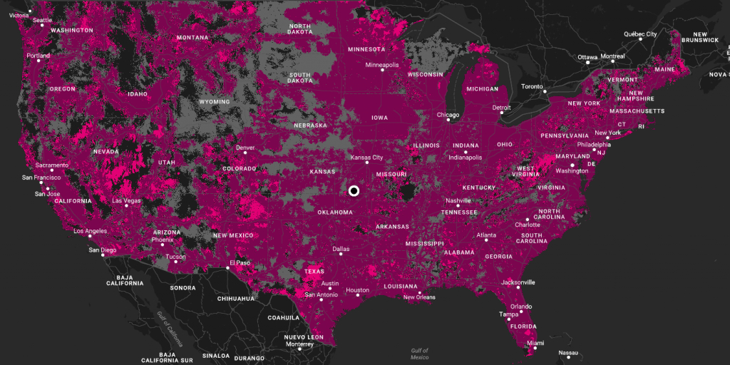 T-Mobile&amp;#039;s Interactive Lte Coverage Map Shows How It Wants To - T Mobile Coverage Map In California