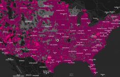 T-Mobile's Interactive Lte Coverage Map Shows How It Wants To - T Mobile Coverage Map Texas