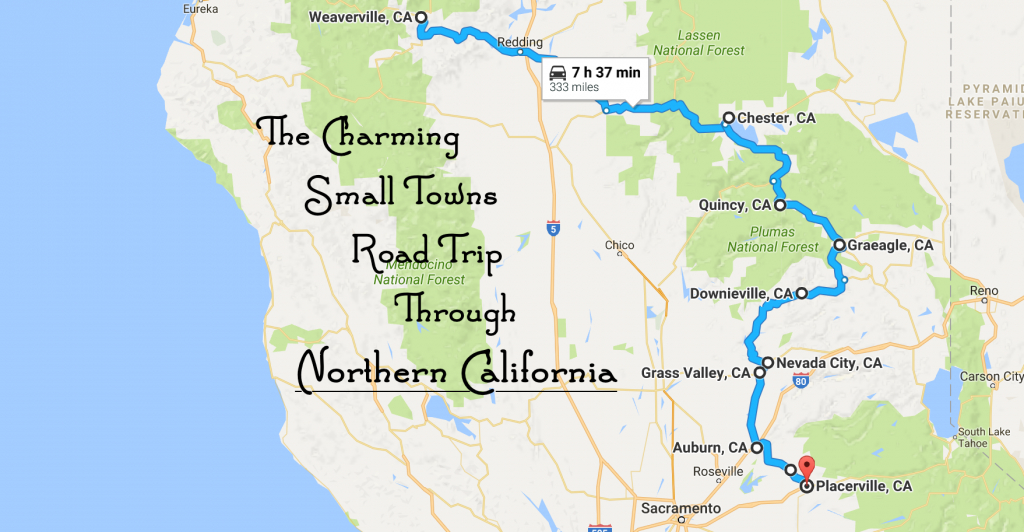 Take This Road Trip To See 10 Of The Greatest Small Towns In - Charming California Google Maps
