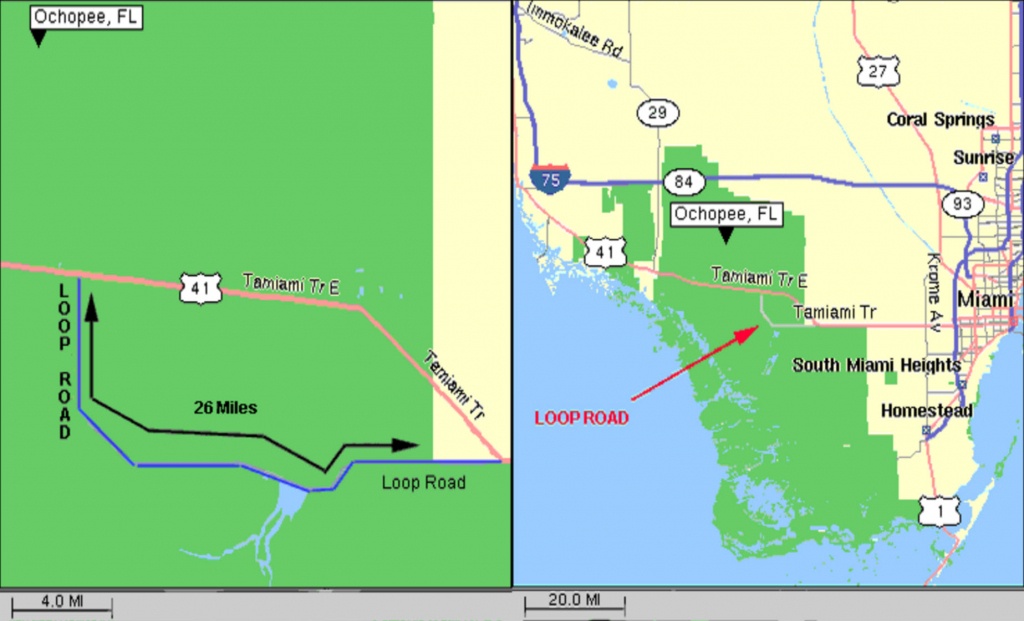 Tamiami Trail Officially Opened In 1928 - Tamiami Trail Florida Map