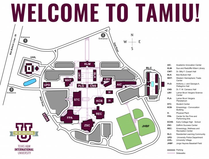 Texas State Dorm Map