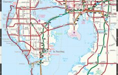 Tampa, St. Petersburg &amp; Clearwater Map - Clearwater Beach Map Florida