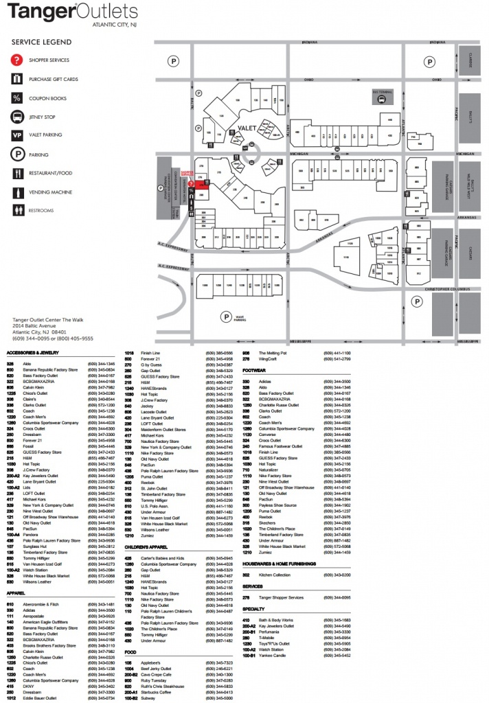 Tanger Outlet Map (42+ Images In Collection) Page 1 - Tanger Outlet Texas City Map