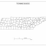 Tennessee Blank Map   Printable Map Of Tennessee Counties