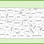 Tennessee County Map   Printable Map Of Tennessee Counties