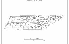 Tennessee Labeled Map - Printable Map Of Tennessee Counties And Cities