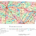 Tennessee Printable Map   Printable Map Of Tennessee Counties And Cities