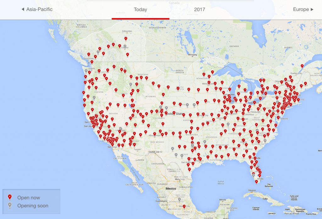 Tesla Updates Supercharger Map For 2017 (Plans) | Cleantechnica - California Electric Car Charging Stations Map