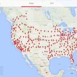 Tesla Updates Supercharger Map For 2017 (Plans) | Cleantechnica   Ev Charging Stations California Map