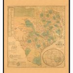 Texas 1853 Historical Print Framed Wall Map (Black) – Kappa Map Group   Framed Texas Map