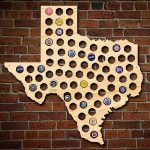 Texas Beer Cap Map   Texas Breweries Map