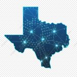 Texas Blue Texas Map Logo Creative Luminescent Png Et Vecteur Pour   Texas Tree Map